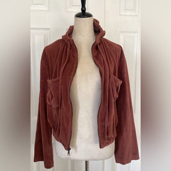 Young Fabulous & Broke Jackets & Blazers - Young Fabulous & Broke Brown Hoodie